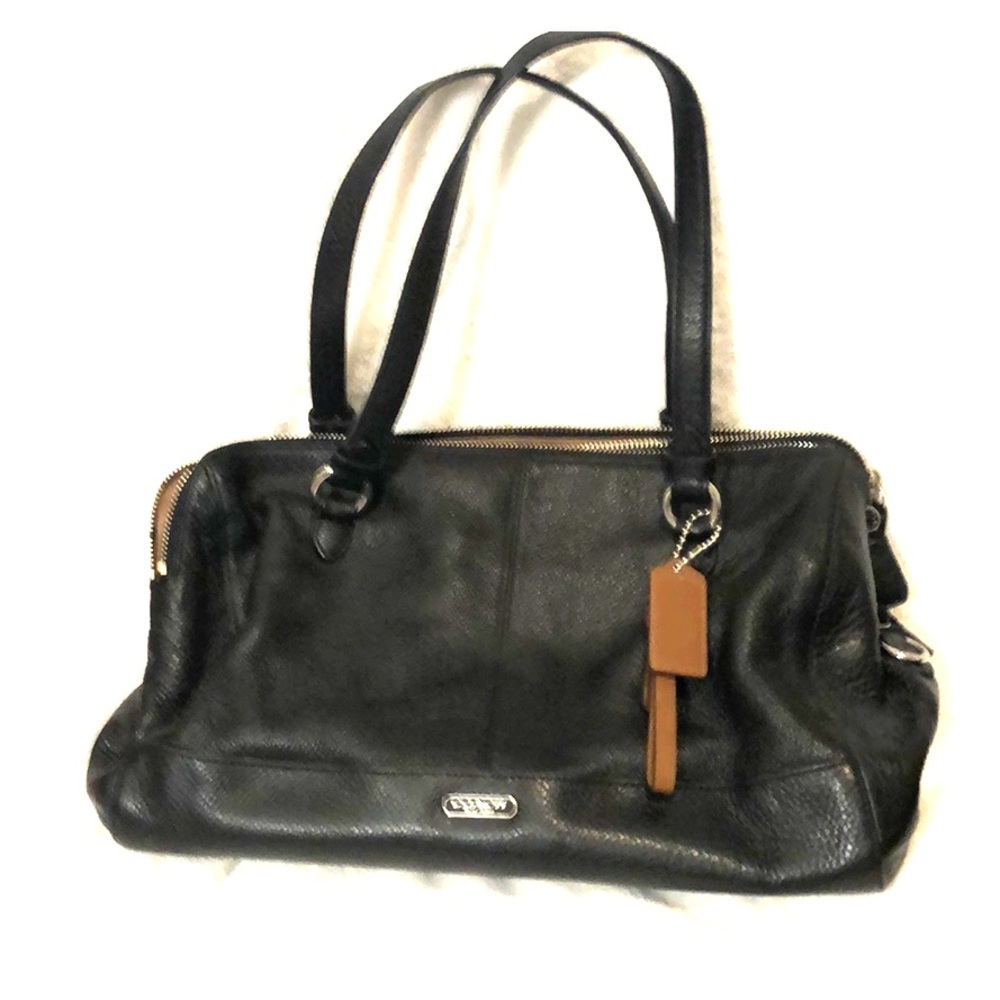 Coach purse F31324 Kathryn triple zipper satchel